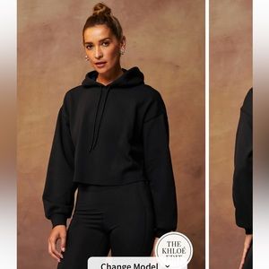 Cozy Fleece Cropped Hoodie